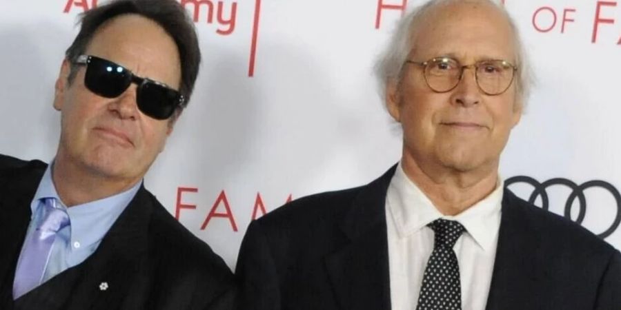 Erprobtes Duo: Dan Aykroyd (l.) und Chevy Chase, hier 2017.