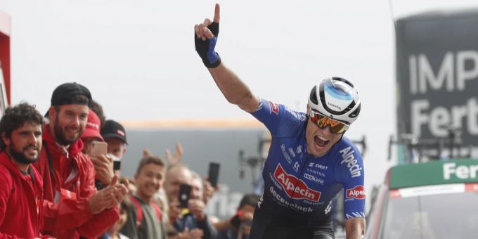 Evenepoel bleibt vorn - Australier Vine gewinnt achte Vuelta-Etappe