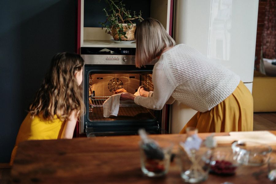 Energie sparen Backofen