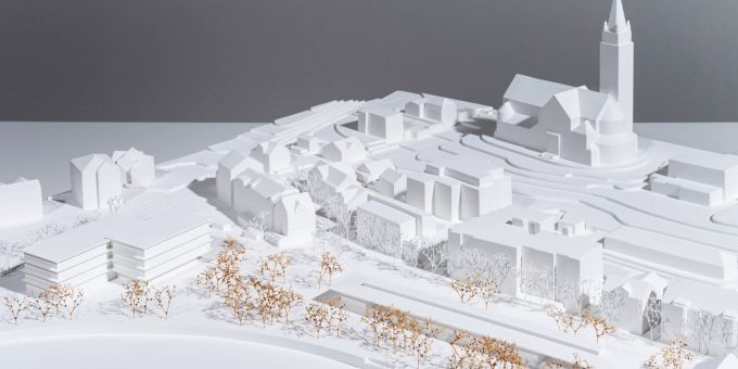 Mitwirkung bei der künftigen Gestaltung der Hafenpromenade: Bild des aktuellen Modells Mitwirkung zum Gestaltungsplan Hafenpromenade
