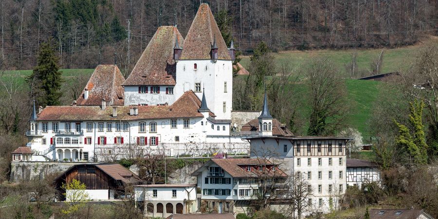 Blick auf das Schloss Worb.