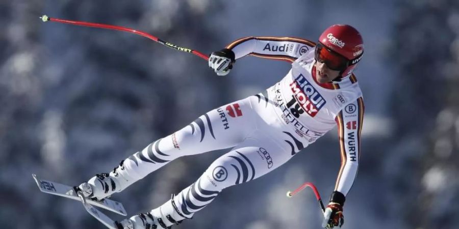 Die deutschen Skirennfahrer um Josef Ferstl starten in Val d'Isère. Foto: Gabriele Facciotti/AP/dpa