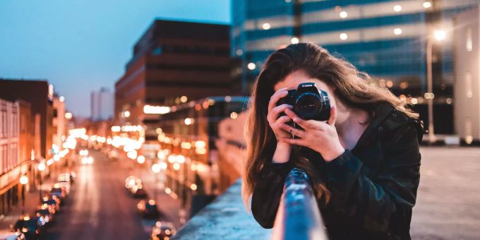 Welches sind deine Lieblingsmotive? Frau und Kamera