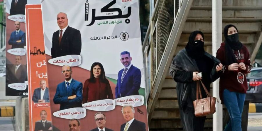 Wahlplakate in Amman