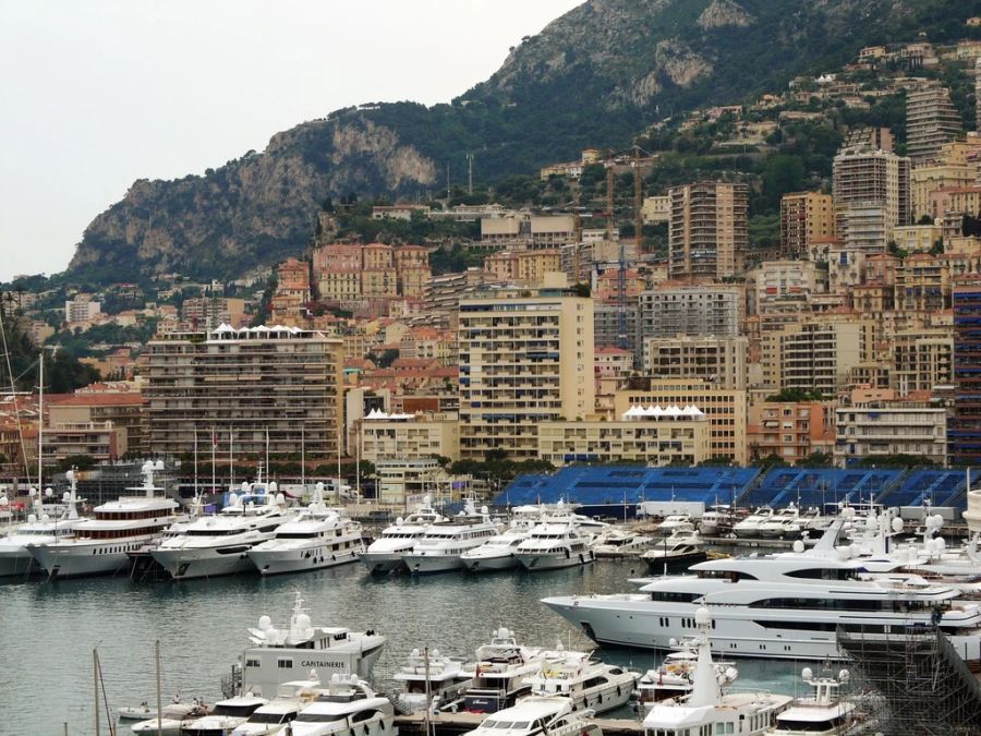 Hochhäuser im Fürstentum Monaco.