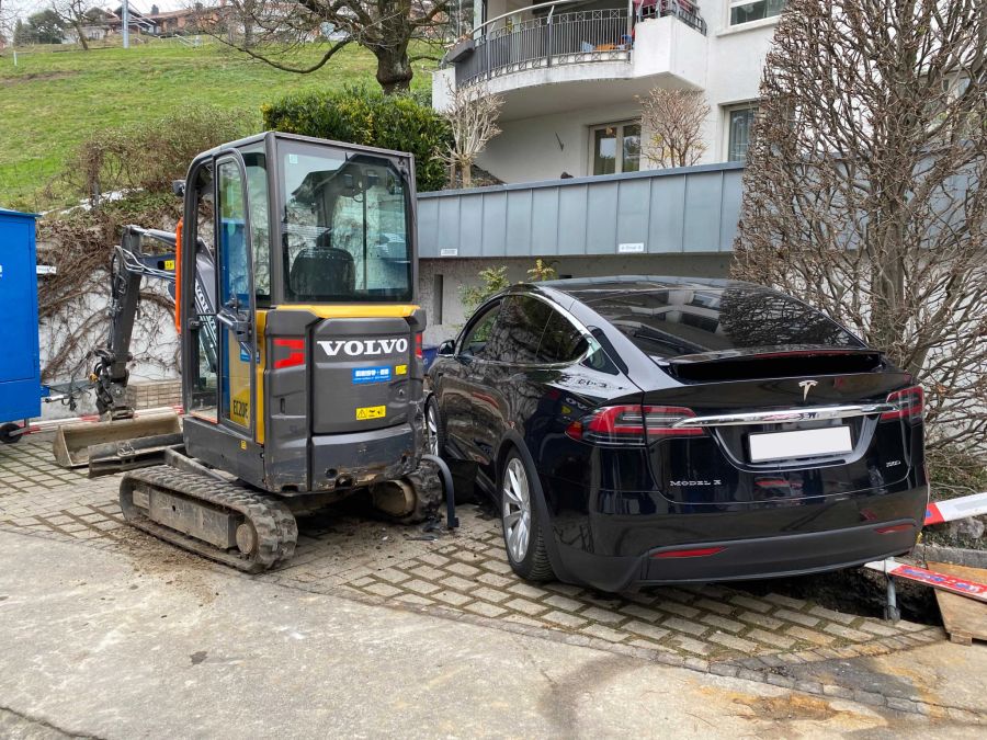 Durch den Unfall entstand ein Sachschaden.