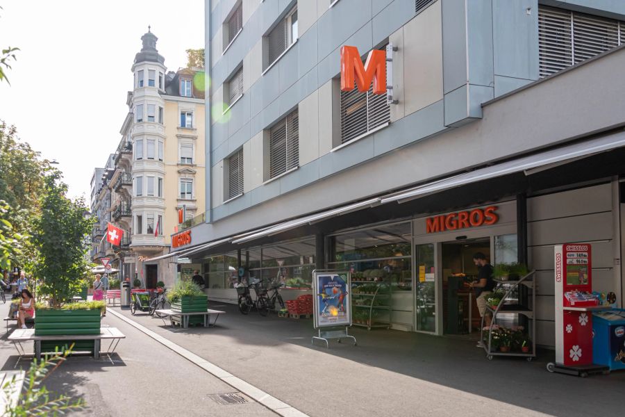 Die Migros an der Waldstätterstrasse in der Stadt Luzern.