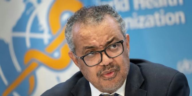 WHO - Generaldirektor Tedros Adhanom Ghebreyesus