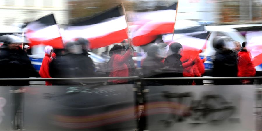 Neonazi-Demonstration in Leipzig (Archivbild).