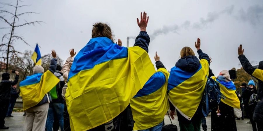 Pro-Ukraine-Kundgebung in Berlin