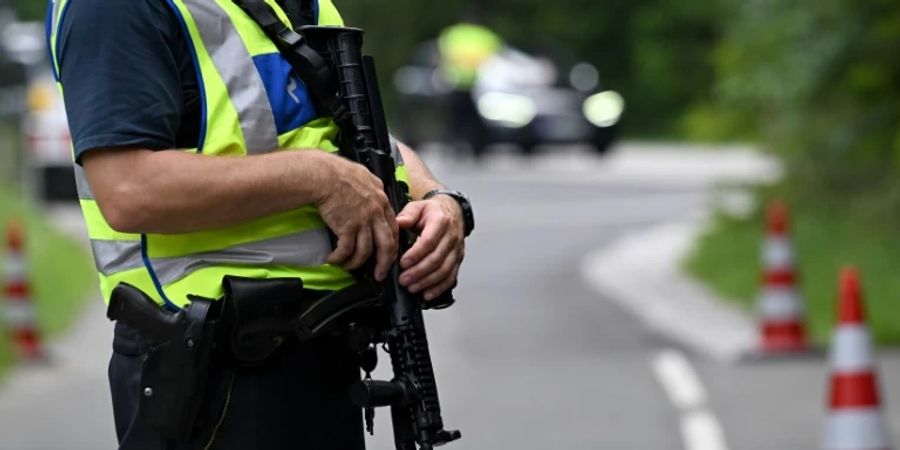 Bundespolizist im Einsatz