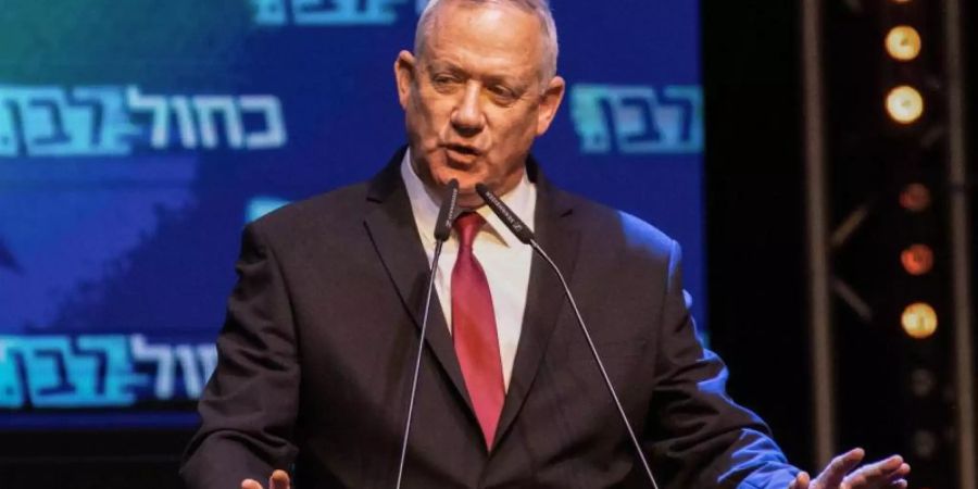 Das Mitte-Bündnis Blau-Weiss von Benny Gantz wurde mit 33 von 120 Sitzen stärkste Fraktion im Parlament. Netanjahus Likud wurde nur zweitstärkste politische Kraft mit 31 Mandaten. Foto: Oren Ziv