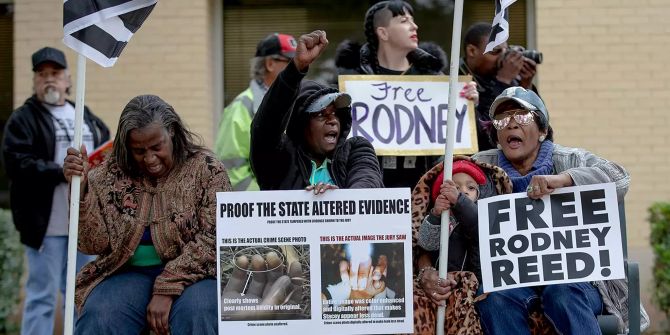 Protest gegen Hinrichtung von Häftling Reed in Texas