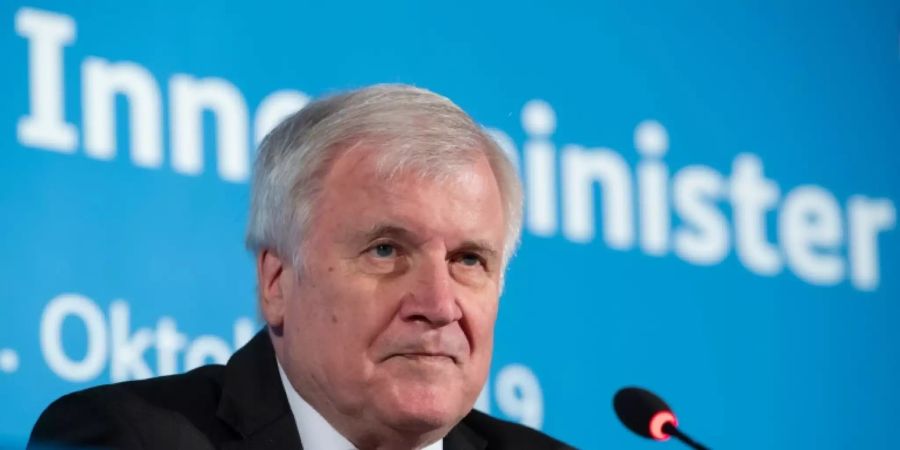 Seehofer am Dienstag in München