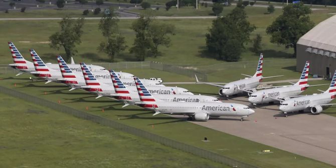 American Airlines Boeing Plane