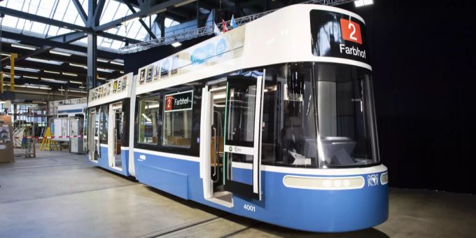 Das Zürcher «Flexity»-Tram. Flexity Tram Zürich