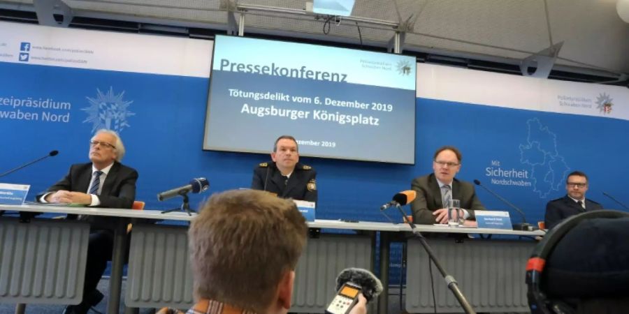 Ermittler äussern sich nach tödlicher Attacke in Augsburg