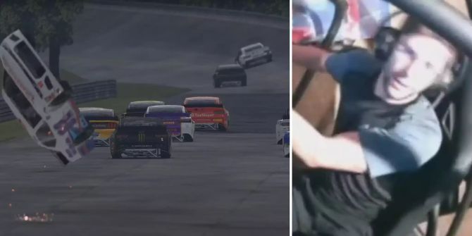 Jordan Taylor NASCAR Crash