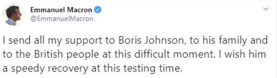 Emmanuel Macron Boris Johnson