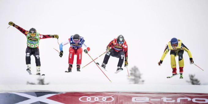 Die Schweizrein Fanny Smith hatte beim heutigen Skicross wenig Glück. Fanny Smith Skicross