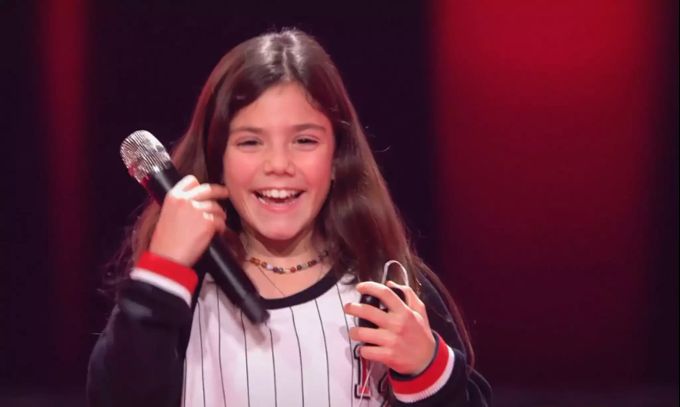 Liana freut sich bei «The Voice Kids» 2020. voice