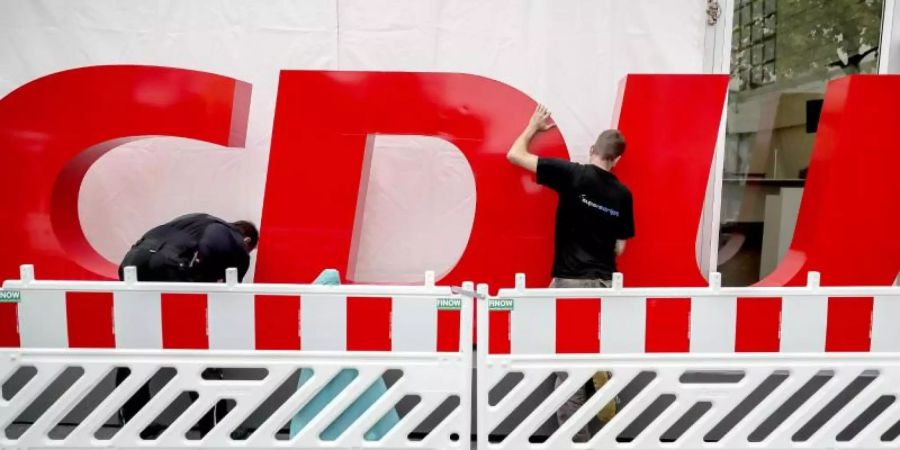 Die Union sackt in den Umfragen ab. Foto: Michael Kappeler/dpa