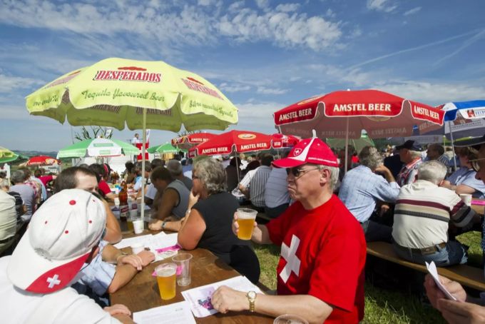 Bauernlandsgemeinde der SVP am Samstag, 4. August 2012, in Grosswangen LU. Bauern SVP