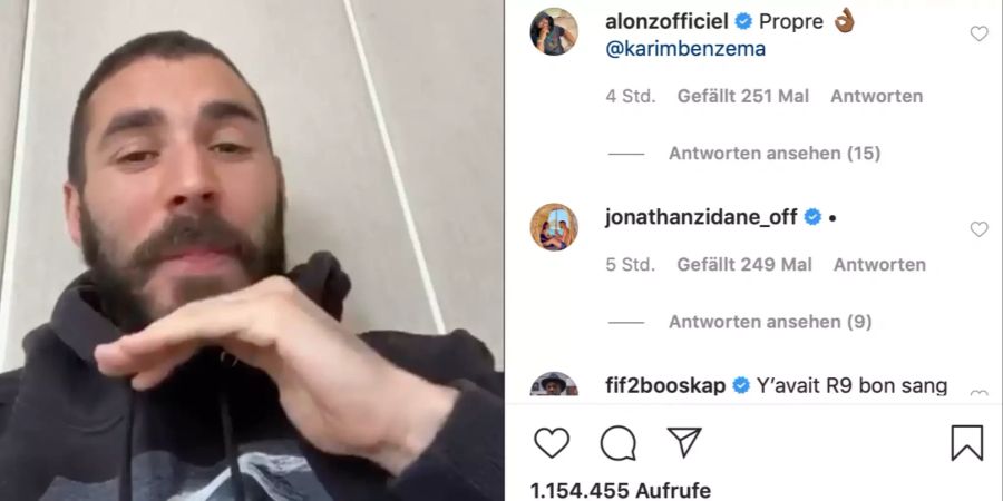 Karim Benzema Instagram