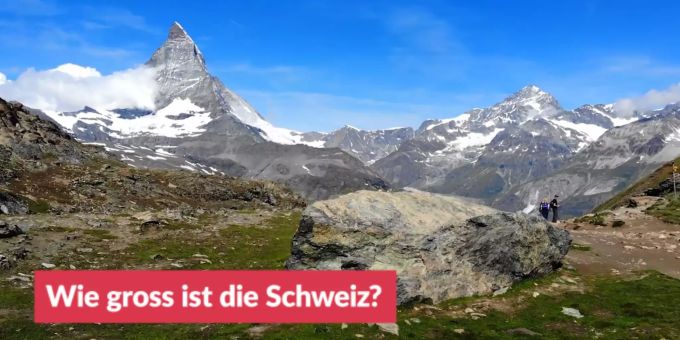 «Frage des Tages» - Wie gross ist die Schweiz?