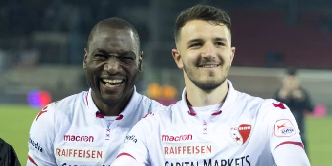 Anto Grgic (rechts) spielt bis mindestens Juni 2022 für den FC Sitten im Kanton Wallis. anto grgic
