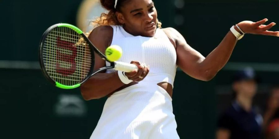 Hat ihren 24. Grand-Slam-Titel vor Augen: Serena Williams. Foto: Mike Egerton/PA Wire