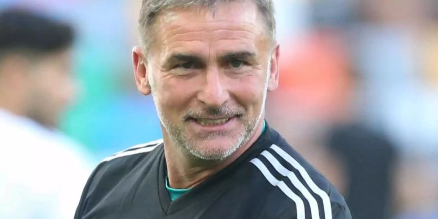 Die Ausgangsposition vor dem EM-Duell mit Österreich ist für Trainer Stefan Kuntz sehr komfortabel. Foto: Cézaro De Luca