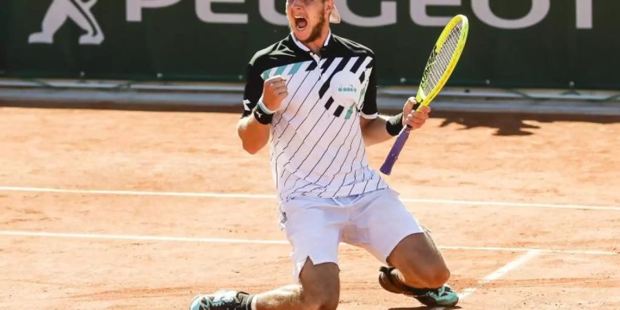 Jan-Lennard Struff kriegt es im Achtelfinale mit der Nummer Eins, Novak Djokovic, zu tun. Foto: Frank Molter