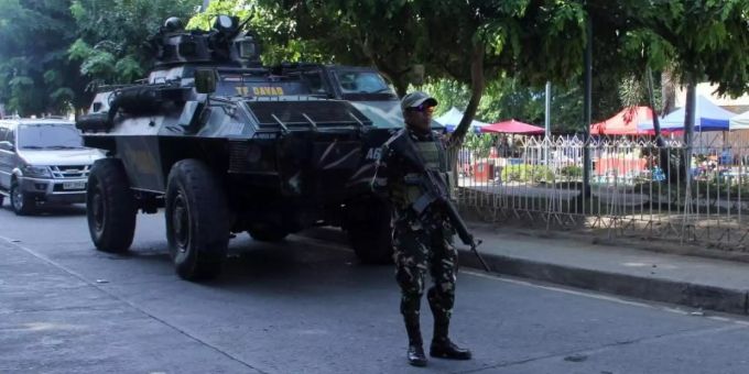 Philippinische Soldaten im Einsatz. (Symbolbild) Philippinen