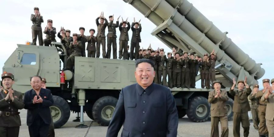 Hat Grund zum Strahlen: Kim Jong Un