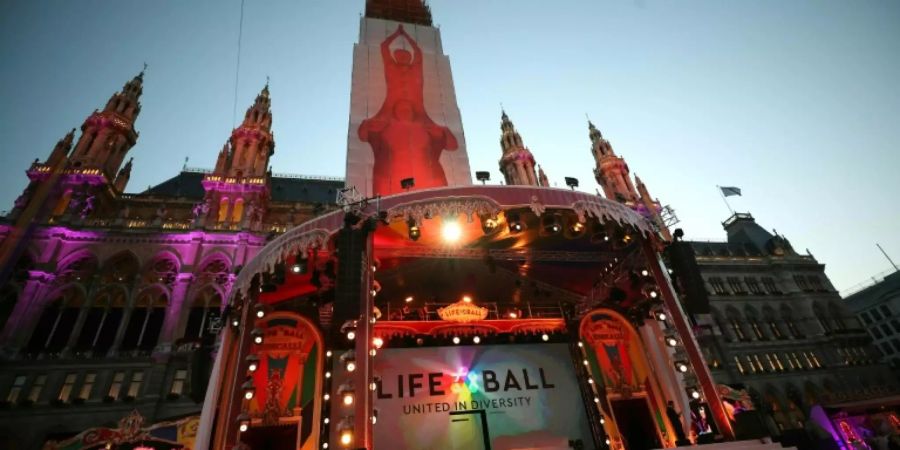 Bühne des Life Balls in Wien