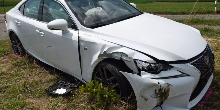 Kollision zwischen zwei Autos