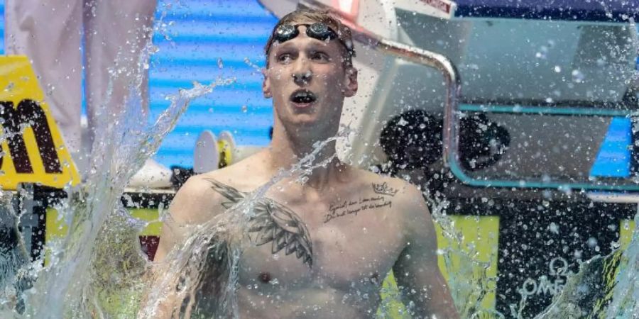 Wellbrock hat nach seinen Siegen über 800 und 1500 Meter auch den deutschen Meistertitel über 400 Meter im Blick. Foto: B. Thissen