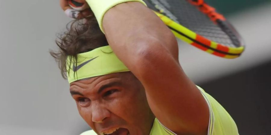 Rafael Nadal steht zum zwölften Mal im Finale der French Open. Foto: Michel Euler/AP