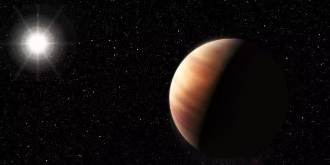 Exoplaneten sind Planeten ausserhalb unseres Sonnensystems - sie kreisen also nicht um unsere Sonne, sondern um einen anderen Stern (l). planet eisen