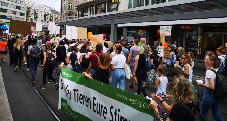 Vegan Demo in Zürich