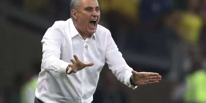 Heisst die Messi-Äusserungen nicht gut: Brasilien-Coach Tite. Foto: Natacha Pisarenko/AP Heisst die Messi-Äusserungen nicht gut: Brasilien-Coach Tite. Foto: Natacha Pisarenko/AP