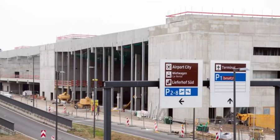 Auch beim Bau des Terminals 2 am künftigen Hauptstadtflughafen BER gibt es Verzögerungen. Foto: Soeren Stache