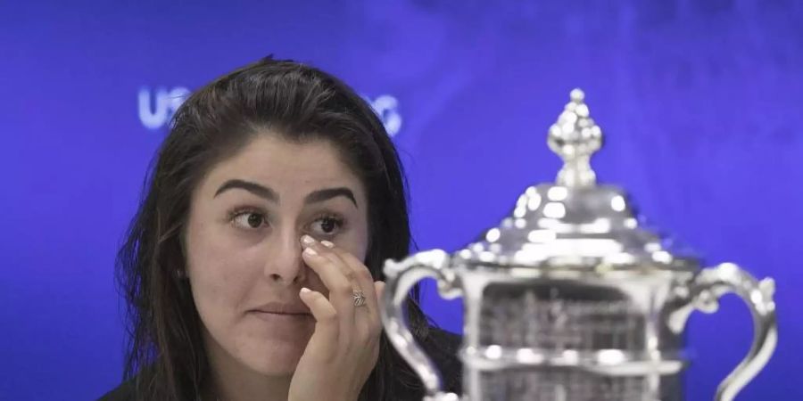 In der Pressekonferenz kamen der US-Open-Siegerin Bianca Andreescu die Tränen. Foto: Javier Rojas/Pi/Prensa Internacional via ZUMA