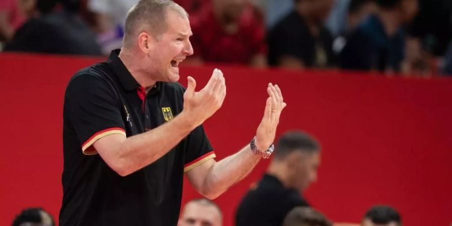 Kämpft mit dem DBB-Team um die Olympia-Quali: Trainer Henrik Rödl. Foto: Swen Pförtner
