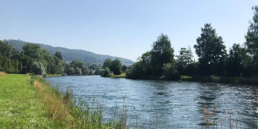 Das Naherholungsgebiet an der Limmat in der Gemeinde Unterengstringen.