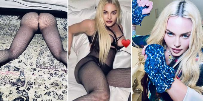 Schöne Bescherung! - Tochter schenkt Blüttel-Madonna was zum Anziehen