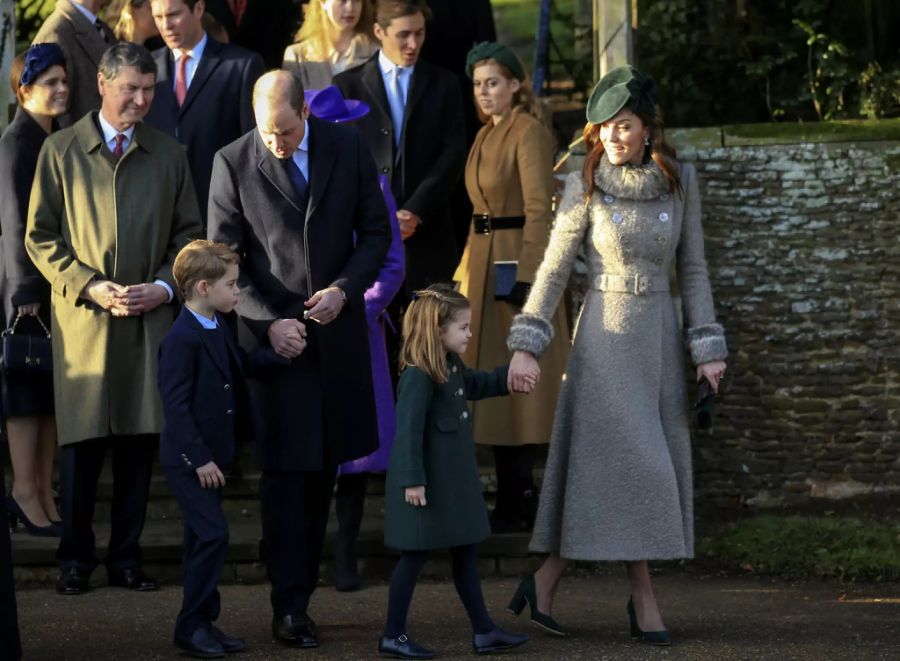 Die Royals 2019 in Sandringham, Norfolk. Hier war Prinz Louis noch zu klein.