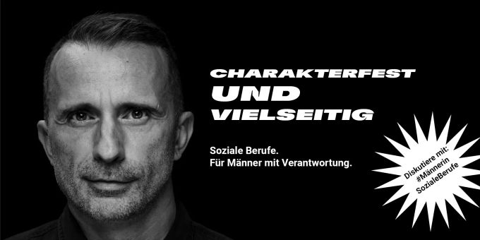 Nick ist Schulsozialarbeiter. Männer in sozialen Berufen