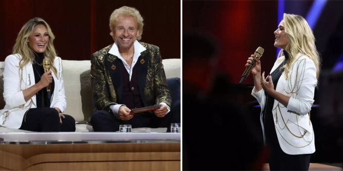 Bei «Wetten, dass..?» - Helene Fischer weicht Baby-Fragen charmant aus